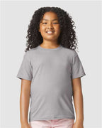 Gildan 64000BCVC - Youth Softstyle CVC T-Shirt - Cement