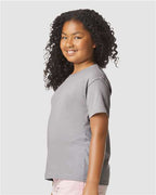 Gildan 64000BCVC - Youth Softstyle CVC T-Shirt - Cement