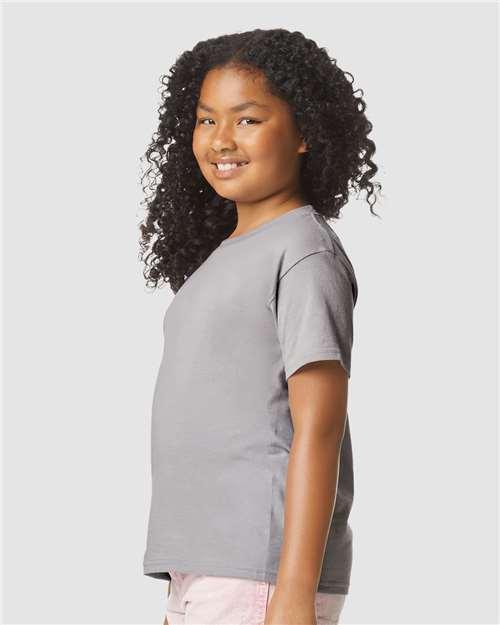 Gildan 64000BCVC - Youth Softstyle CVC T-Shirt - Cement