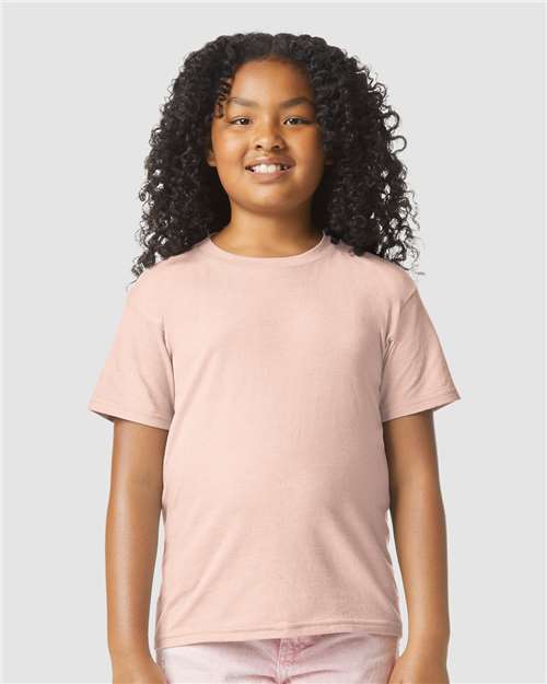 Gildan 64000BCVC - Youth Softstyle CVC T-Shirt - Dusty Rose