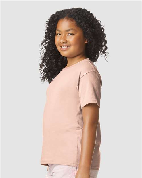 Gildan 64000BCVC - Youth Softstyle CVC T-Shirt - Dusty Rose