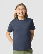 Gildan 64000BCVC - Youth Softstyle CVC T-Shirt - Navy Mist
