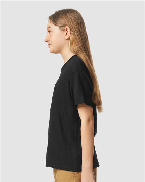 Gildan 64000BCVC - Youth Softstyle CVC T-Shirt - Pitch Black