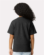Gildan 64000BCVC - Youth Softstyle CVC T-Shirt - Pitch Black Mist