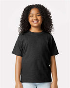 Gildan 64000BCVC - Youth Softstyle CVC T-Shirt - Pitch Black Mist