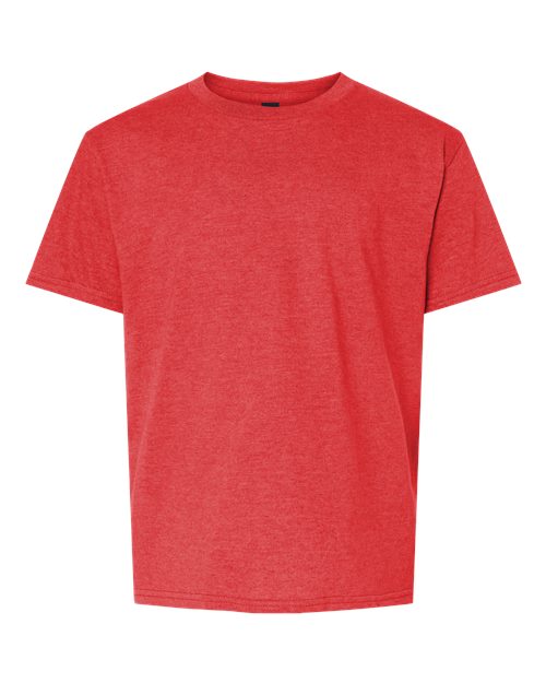 Gildan 64000BCVC - Youth Softstyle CVC T-Shirt - Red Mist