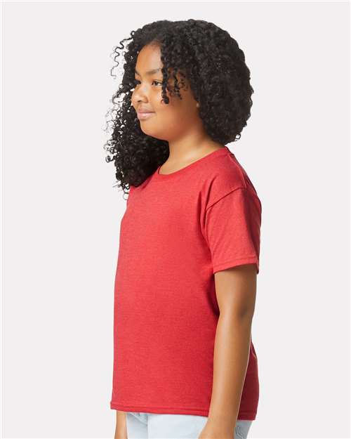 Gildan 64000BCVC - Youth Softstyle CVC T-Shirt - Red Mist