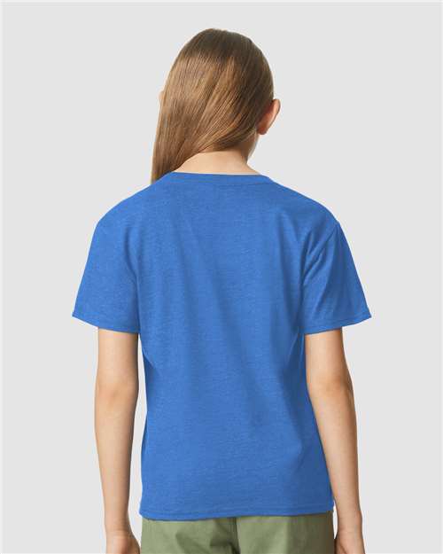 Gildan 64000BCVC - Youth Softstyle CVC T-Shirt - Royal Mist