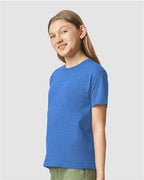 Gildan 64000BCVC - Youth Softstyle CVC T-Shirt - Royal Mist
