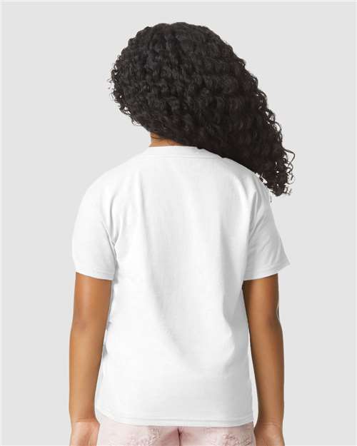Gildan 64000BCVC - Youth Softstyle CVC T-Shirt - White