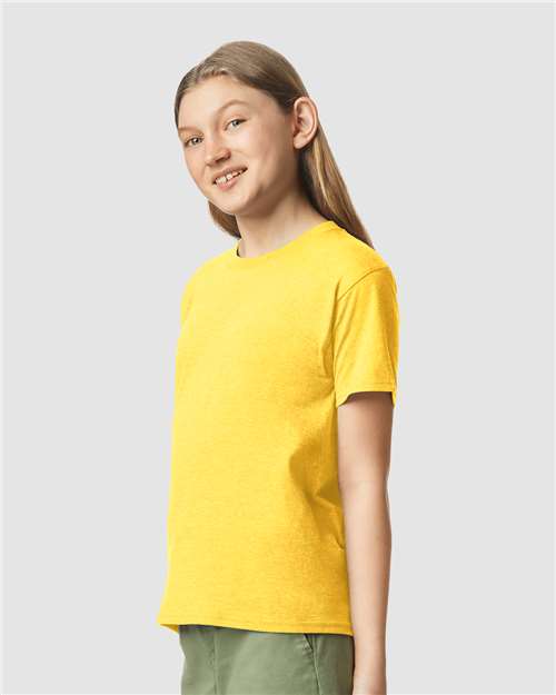 Gildan 64000BCVC - Youth Softstyle CVC T-Shirt - Daisy Mist