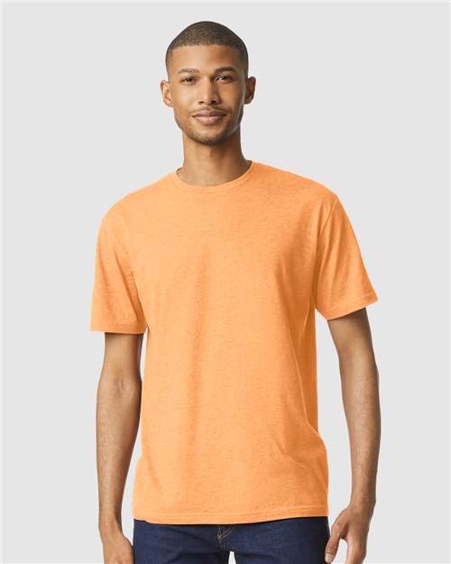 Gildan 64000CVC - Unisex Softstyle CVC T-Shirt - Tangerine Mist