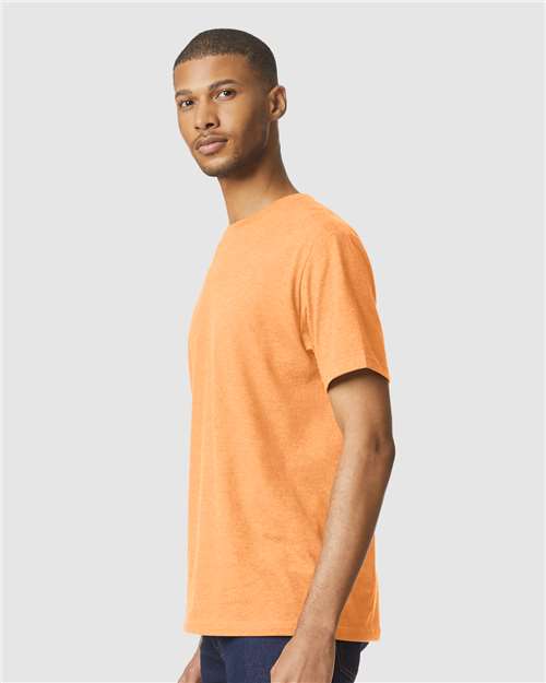 Gildan 64000CVC - Unisex Softstyle CVC T-Shirt - Tangerine Mist