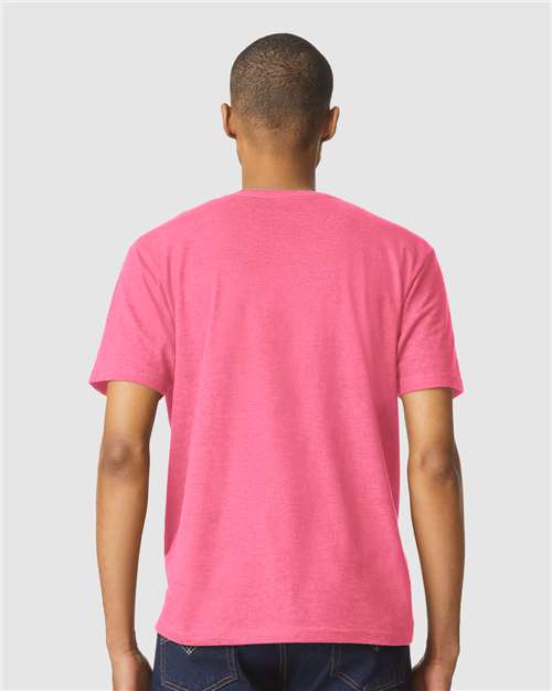 Gildan 64000CVC - Unisex Softstyle CVC T-Shirt - Pink Lemonade Mist