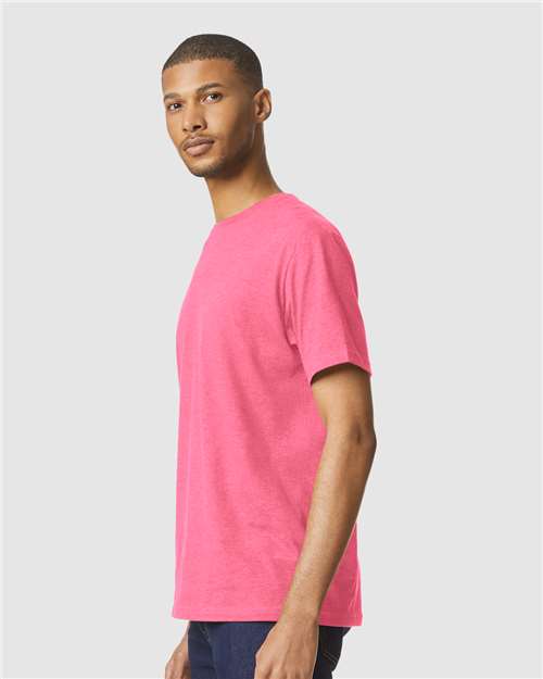 Gildan 64000CVC - Unisex Softstyle CVC T-Shirt - Pink Lemonade Mist