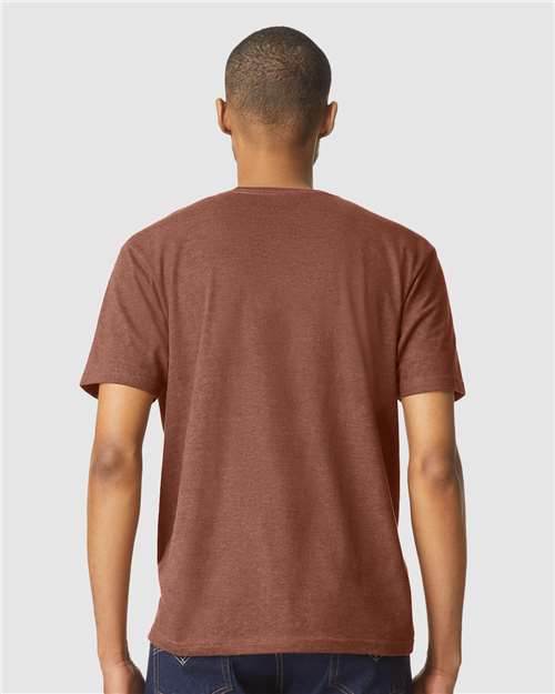Gildan 64000CVC - Unisex Softstyle CVC T-Shirt - Cocoa Mist