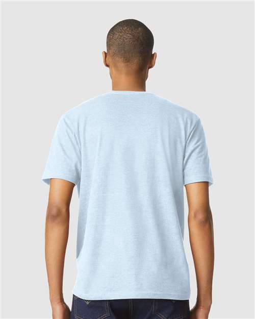 Gildan 64000CVC - Unisex Softstyle CVC T-Shirt - Light Blue Mist