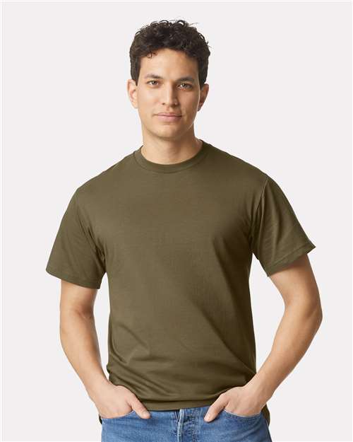 Gildan H000 - Unisex HammerTM T-Shirt - Olive
