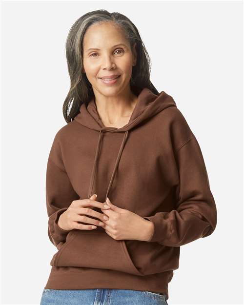 Gildan SF500 - Unisex Softstyle Midweight Hooded Sweatshirt - Cocoa