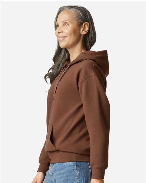 Gildan SF500 - Unisex Softstyle Midweight Hooded Sweatshirt - Cocoa