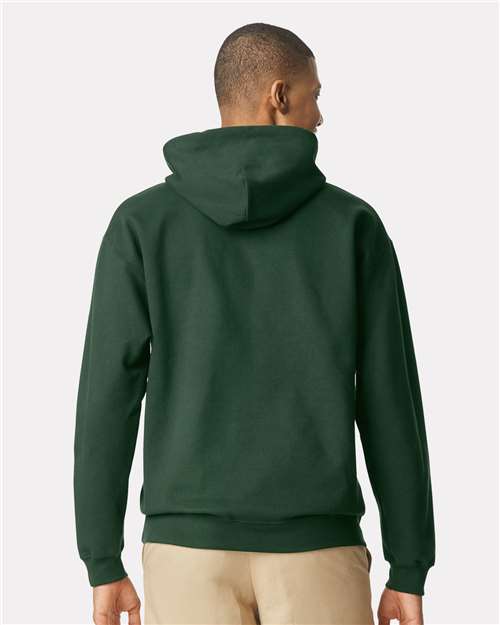Gildan SF500 - Unisex Softstyle Midweight Hooded Sweatshirt - Forest Green