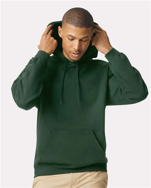 Gildan SF500 - Unisex Softstyle Midweight Hooded Sweatshirt - Forest Green