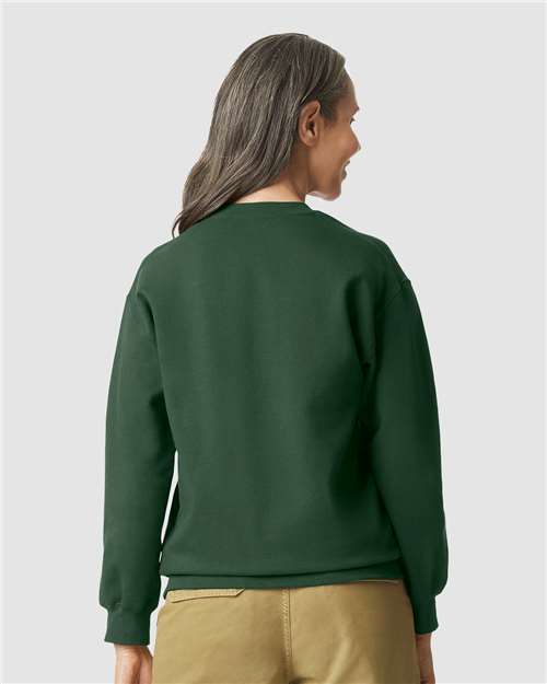 Gildan SF000 - Unisex Softstyle Midweight Crewneck Sweatshirt - Forest Green