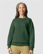 Gildan SF000 - Unisex Softstyle Midweight Crewneck Sweatshirt - Forest Green
