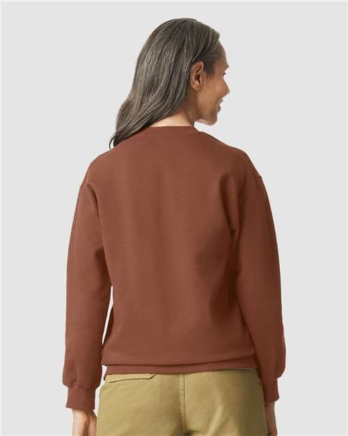Gildan SF000 - Unisex Softstyle Midweight Crewneck Sweatshirt - Cocoa