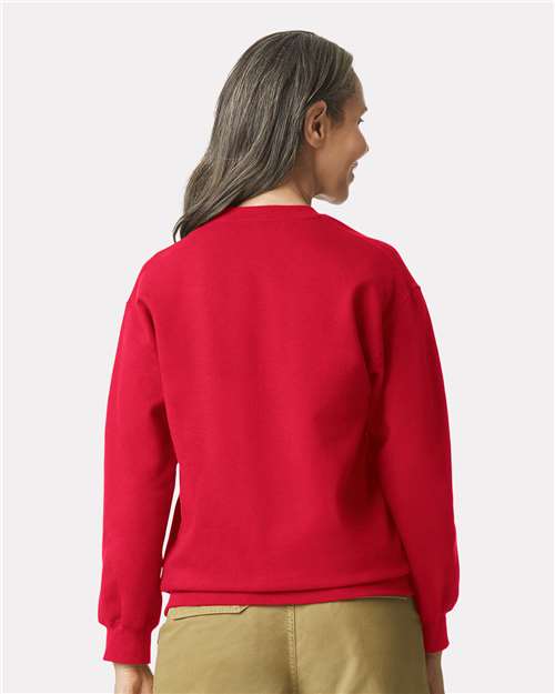 Gildan SF000 - Unisex Softstyle Midweight Crewneck Sweatshirt - Red