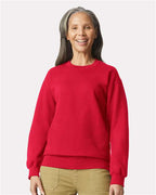 Gildan SF000 - Unisex Softstyle Midweight Crewneck Sweatshirt - Red