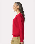 Gildan SF000 - Unisex Softstyle Midweight Crewneck Sweatshirt - Red