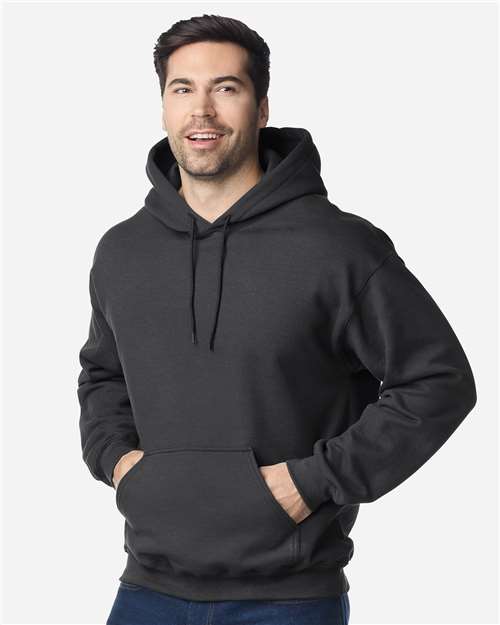 Gildan 18500 - Unisex Heavy BlendTM Hooded Sweatshirt - Fan Charcoal Heather