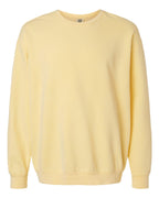Comfort Colors 1466 — Unisex Garment-Dyed Lightweight Crewneck Sweatshirt — Butter (flat)