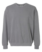 Comfort Colors 1466 — Unisex Garment-Dyed Lightweight Crewneck Sweatshirt — Grey (flat)