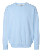 Comfort Colors 1466 — Unisex Garment-Dyed Lightweight Crewneck Sweatshirt — Hydrangea (flat)