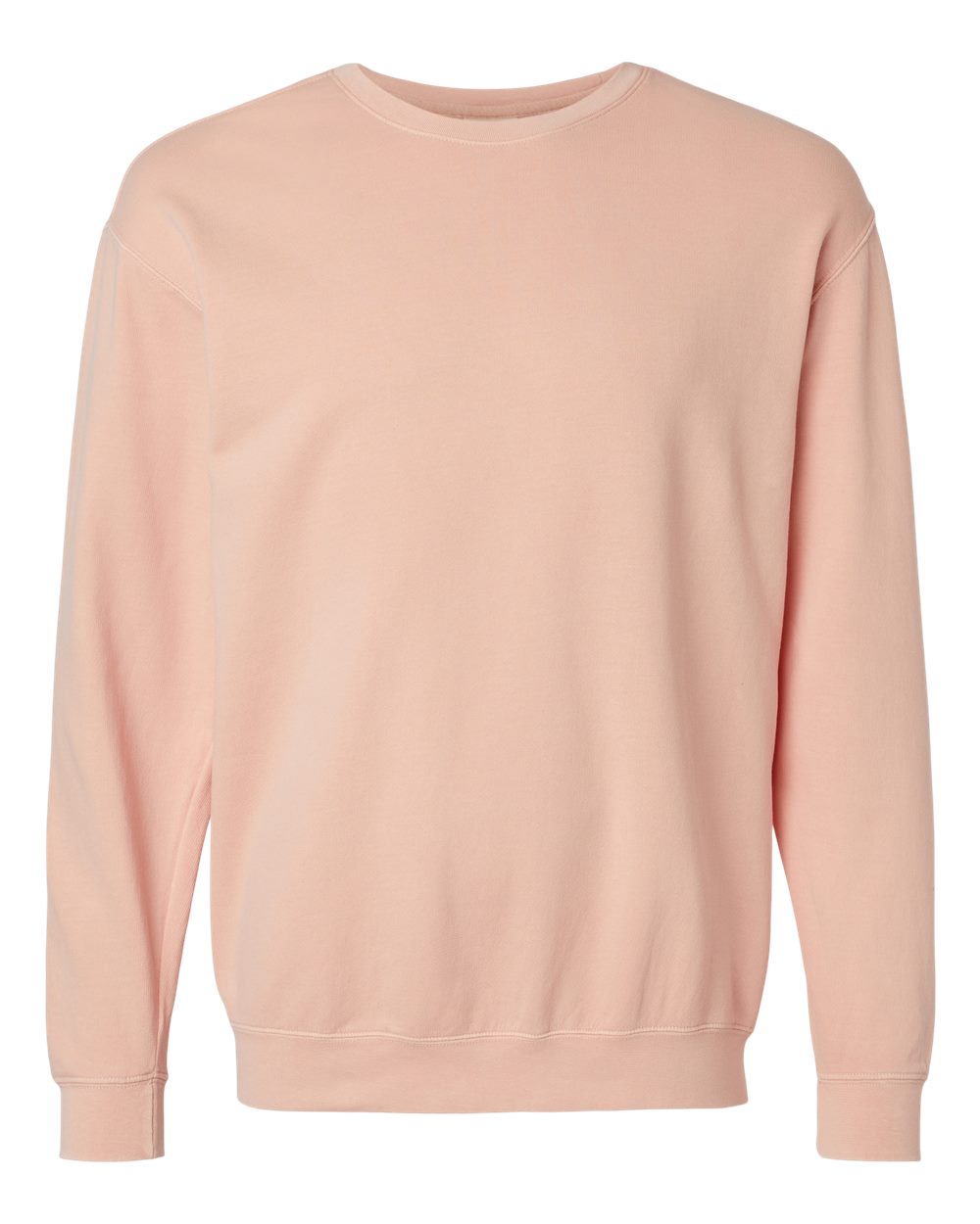 Comfort Colors 1466 — Unisex Garment-Dyed Lightweight Crewneck Sweatshirt — Peachy (flat)