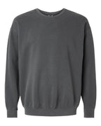 Comfort Colors 1466 — Unisex Garment-Dyed Lightweight Crewneck Sweatshirt — Pepper (flat)