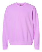 Comfort Colors 1466 — Unisex Garment-Dyed Lightweight Crewneck Sweatshirt — Neon Violet (flat)