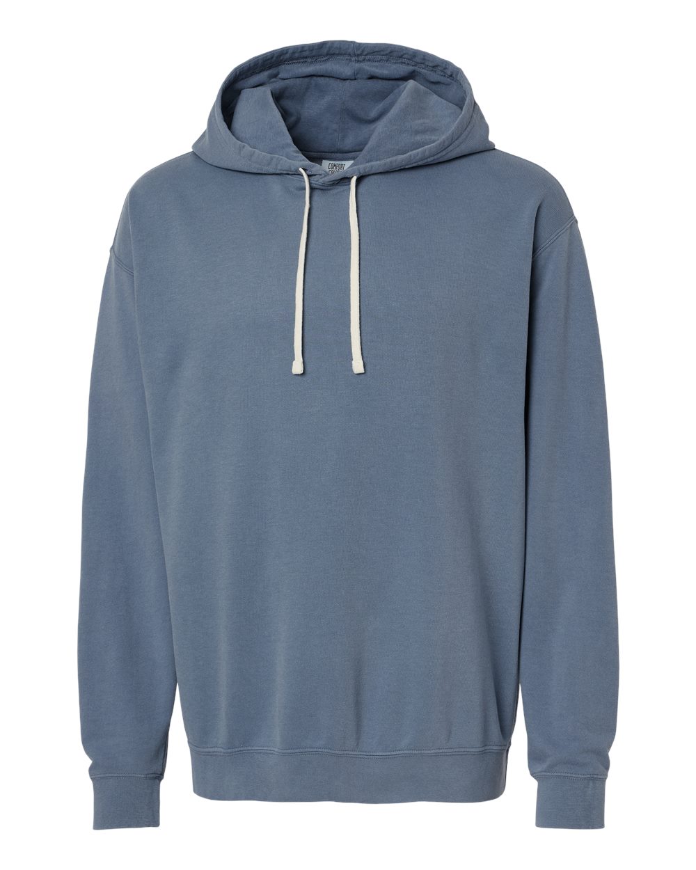 Comfort Colors 1467 — Unisex Garment-Dyed Lightweight Hooded Sweatshirt — Blue Jean (flat)