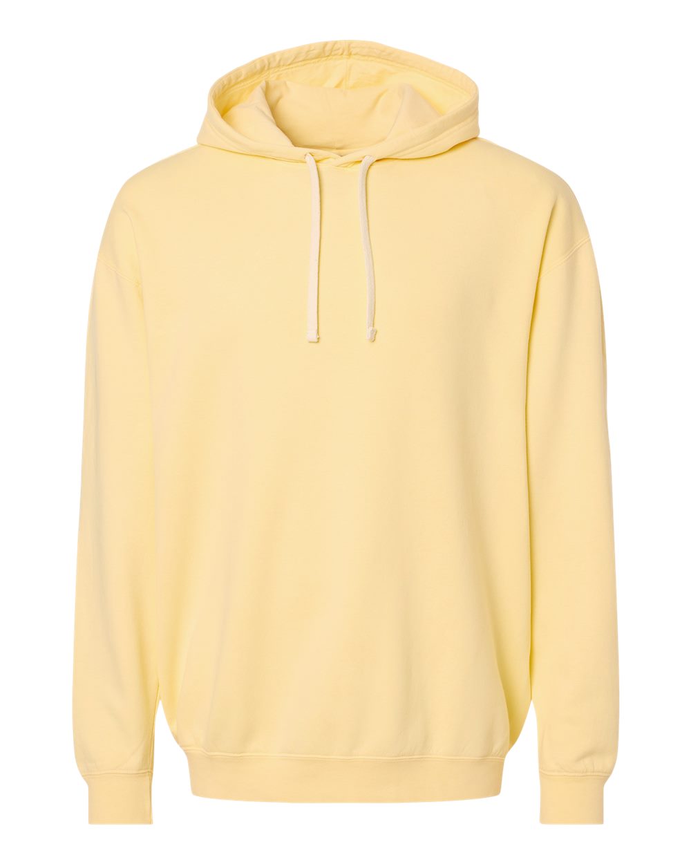 Comfort Colors 1467 — Unisex Garment-Dyed Lightweight Hooded Sweatshirt — Butter (flat)