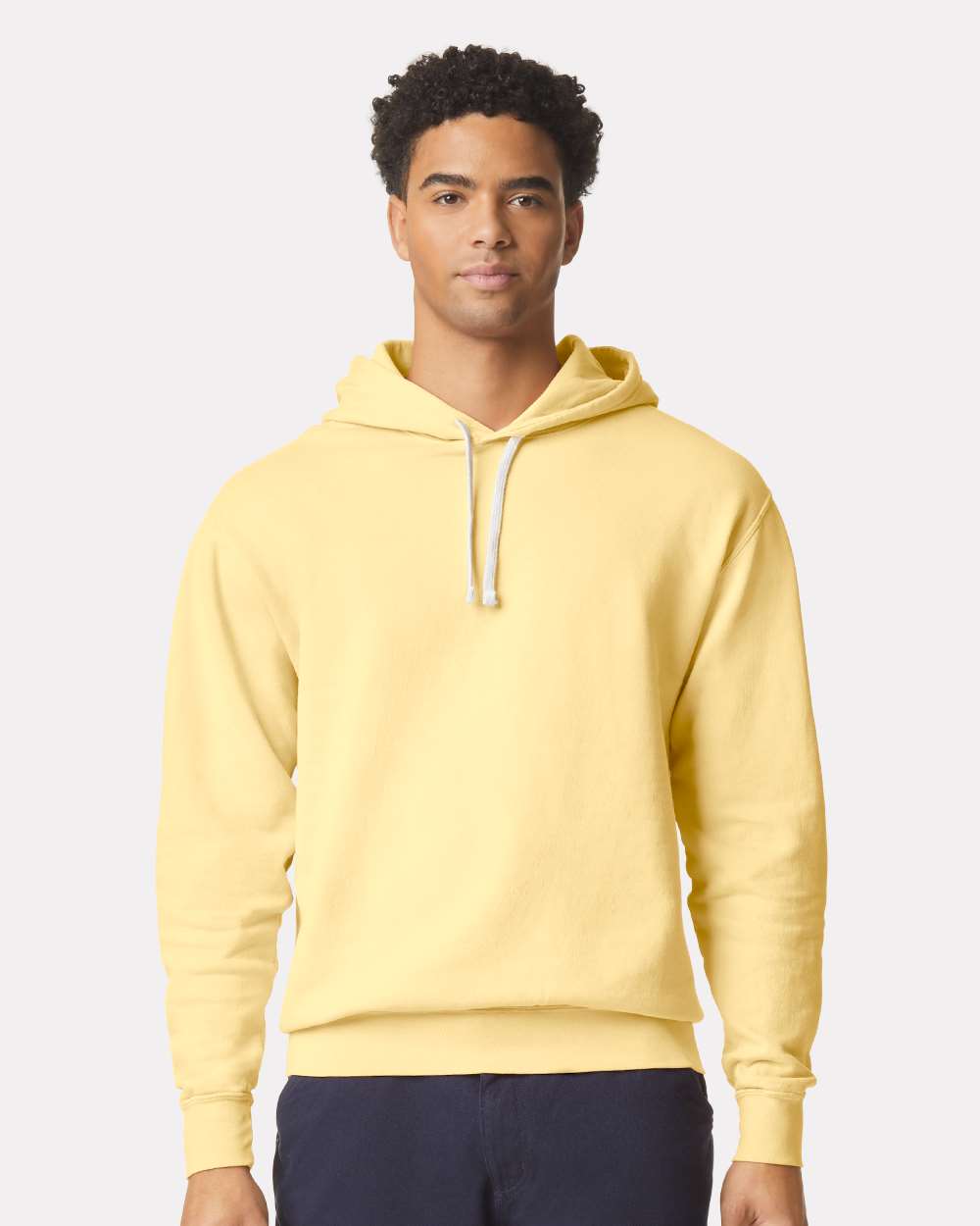 Comfort Colors 1467 — Unisex Garment-Dyed Lightweight Hooded Sweatshirt — Butter