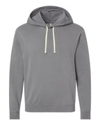 Comfort Colors 1467 — Unisex Garment-Dyed Lightweight Hooded Sweatshirt — Grey (flat)