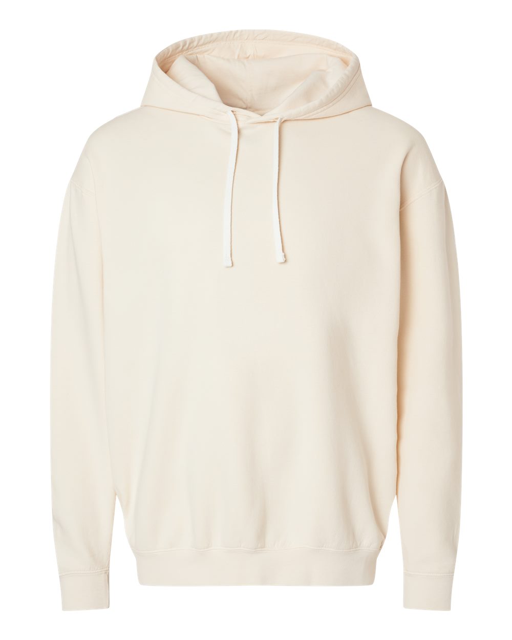 Comfort Colors 1467 — Unisex Garment-Dyed Lightweight Hooded Sweatshirt — Ivory (flat)