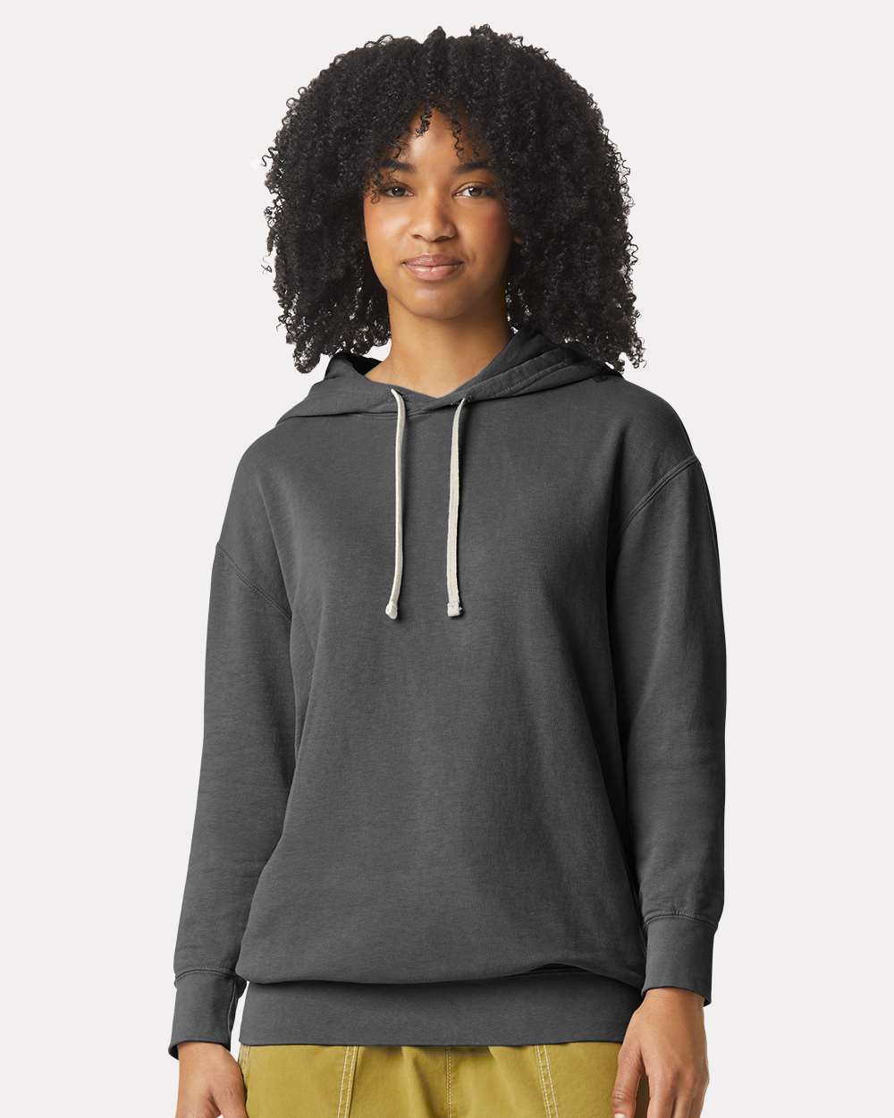 Comfort Colors 1467 — Unisex Garment-Dyed Lightweight Hooded Sweatshirt — Pepper