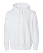 Comfort Colors 1467 — Unisex Garment-Dyed Lightweight Hooded Sweatshirt — White (flat)