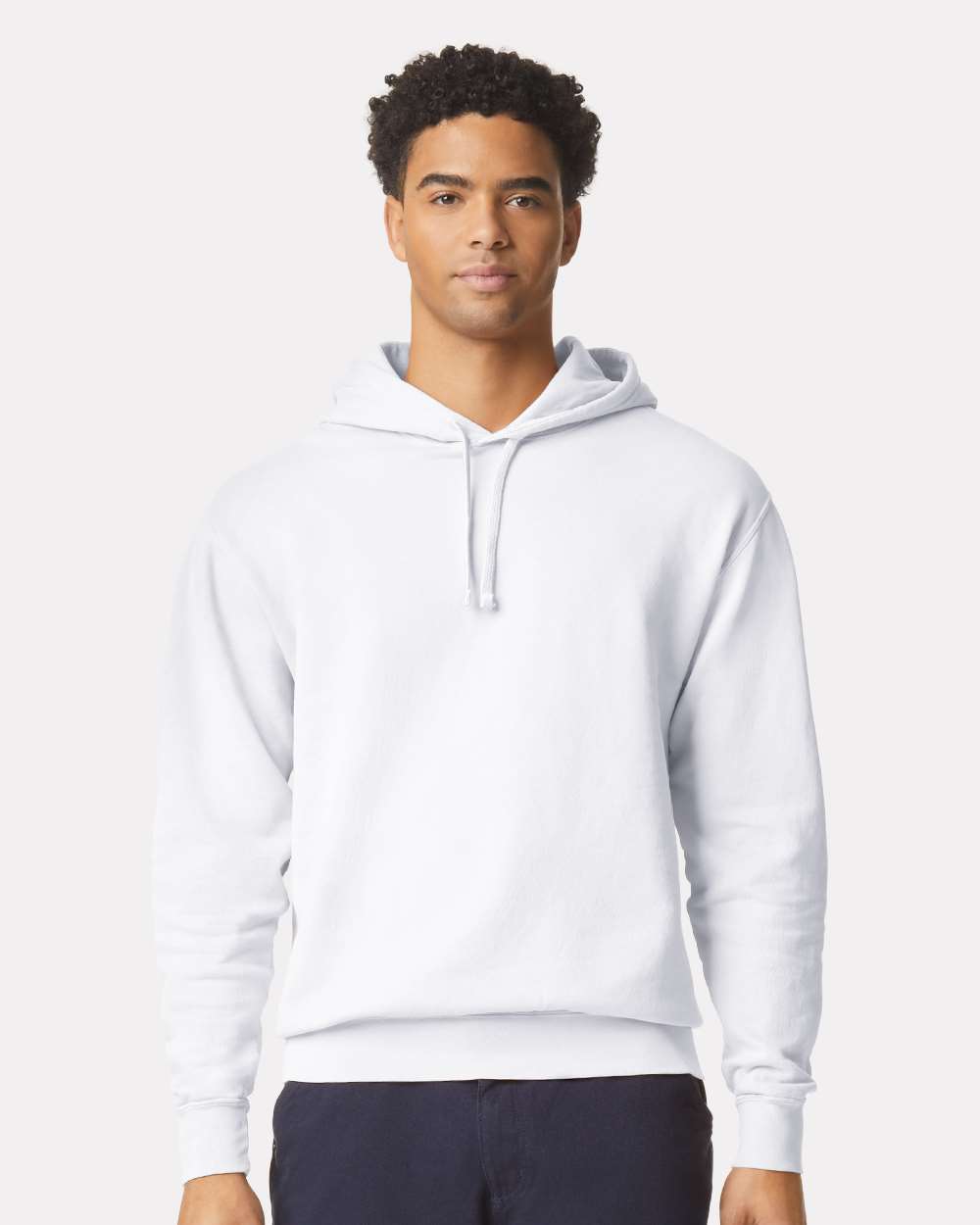 Comfort Colors 1467 — Unisex Garment-Dyed Lightweight Hooded Sweatshirt — White