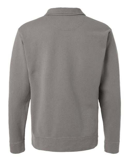 ComfortWash by Hanes GDH490 - Unisex Garment-Dyed Polo Collar Sweatshirt ComfortWash by Hanes