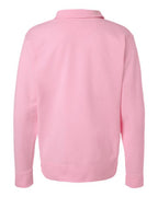 ComfortWash by Hanes GDH490 - Unisex Garment-Dyed Polo Collar Sweatshirt ComfortWash by Hanes