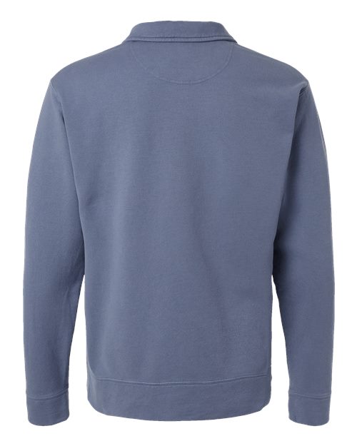 ComfortWash by Hanes GDH490 - Unisex Garment-Dyed Polo Collar Sweatshirt ComfortWash by Hanes